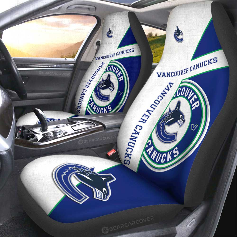 Vancouver Canucks Car Seat Covers Custom Car Accessories For Fans