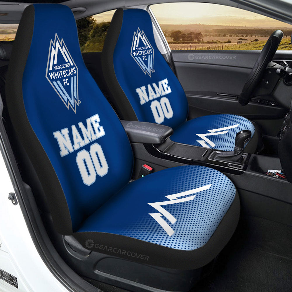 Vancouver Whitecaps FC Car Seat Covers Sporty Team Collection