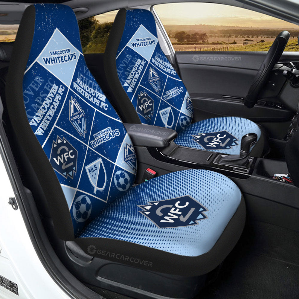 Vancouver Whitecaps FC Car Seat Covers Sporty Team Collection