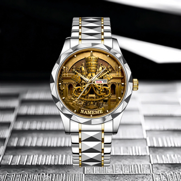 Vatican Papal Catholic Customized Watch - Personalized Name – Meaningful Gift Of Faith