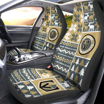Vegas Golden Knights Car Seat Covers Custom Ugly Style Car Accessories