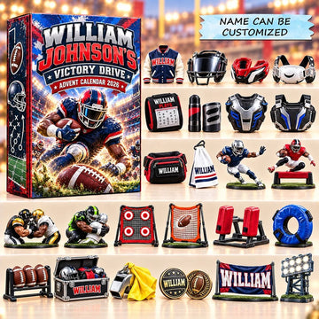 Victory Drive Advent Calendar 2026 - 24-Day Countdown, Acrylic Charms