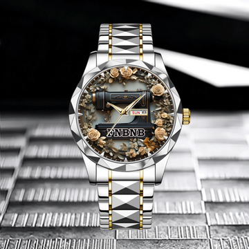 Vintage Sewing Machine - Personalized Sewing Hand Watch