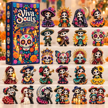 Viva Souls advent calendar 2026 - 24-Day Countdown, Acrylic Charms