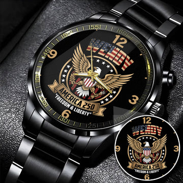 WENDY 250TH-3 Personalized Watch, 250 Years Of Freedom 1776-2026