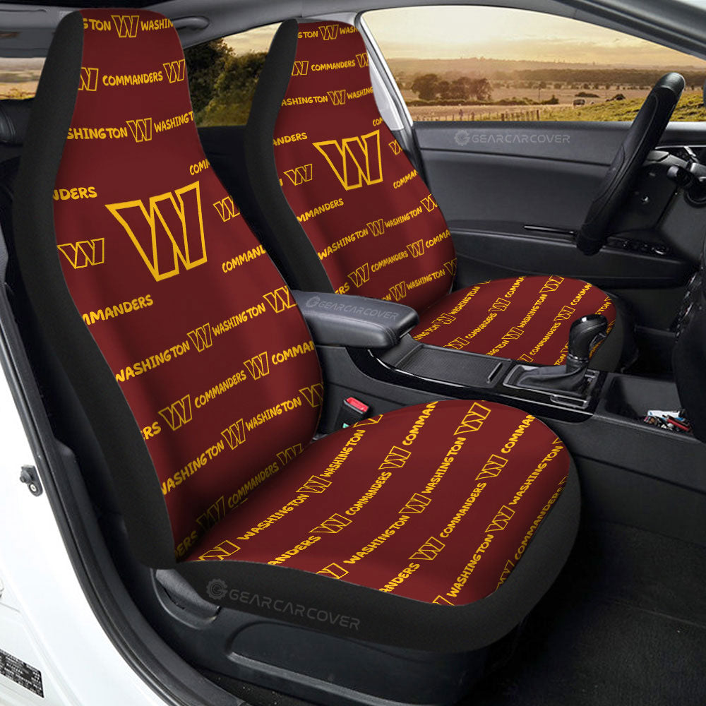 Washington Commanders Car Seat Covers Sporty Team Collection