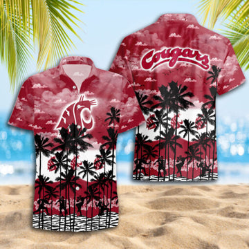 Washington State Cougars Hawaiian Shirt Trending Summer.