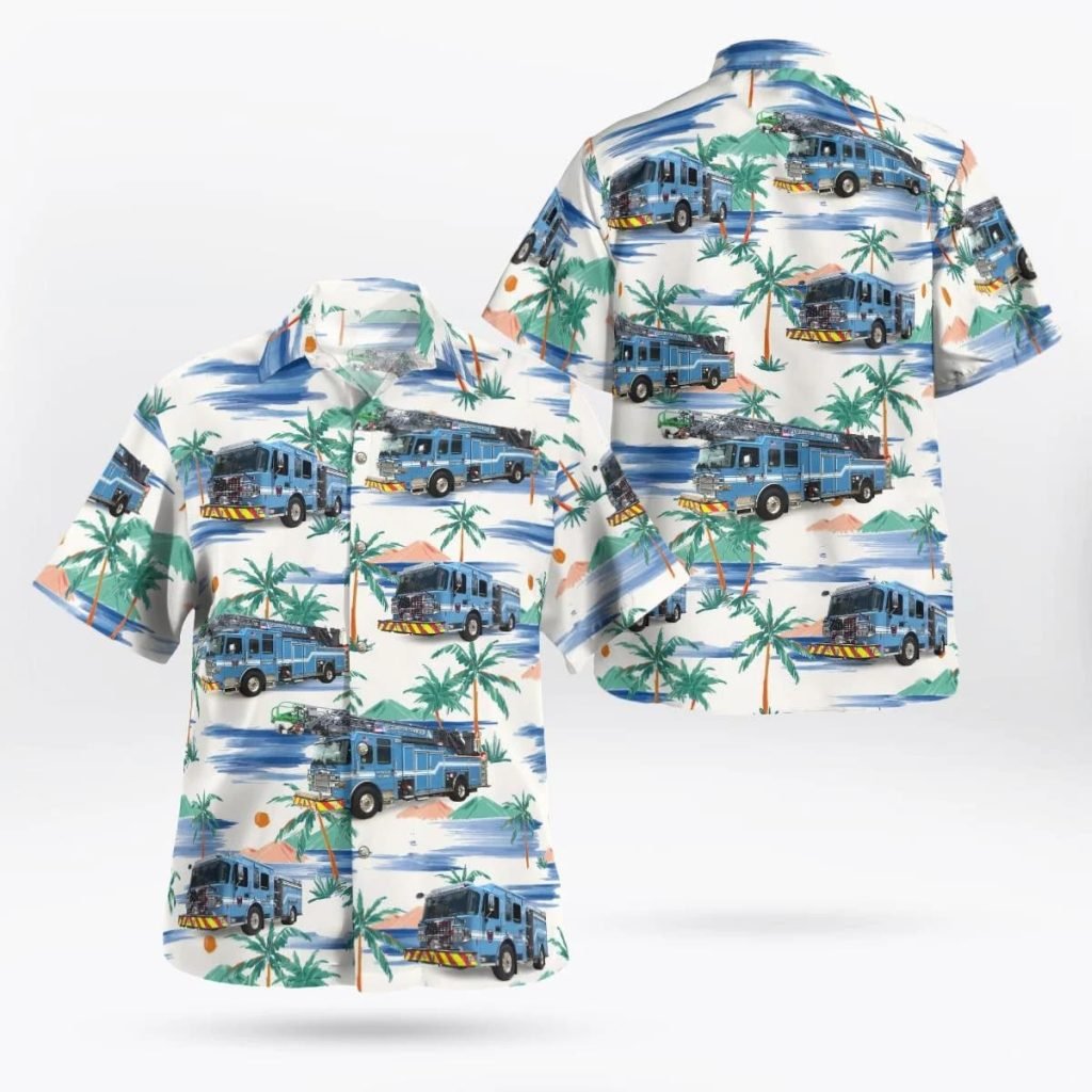 Washington Township, New Jersey, Washington Township Fire Department Whitman Square Fire Company Hawaiian Shirt – Gifts For Firefighters In NJ