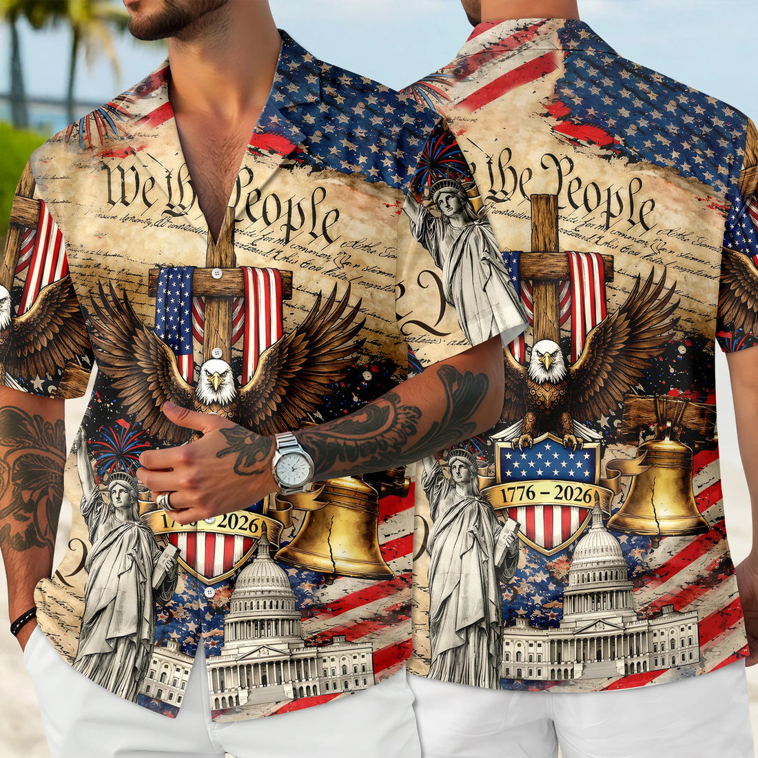 We The People 250 Years Faith and Freedom Hawaiian Shirt CH07 910448