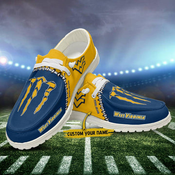 West Virginia Mountaineers Hey Dude Shoes, NCAA Shoes, Monster Energy Shoes - Ingenious Gifts Your Whole Family