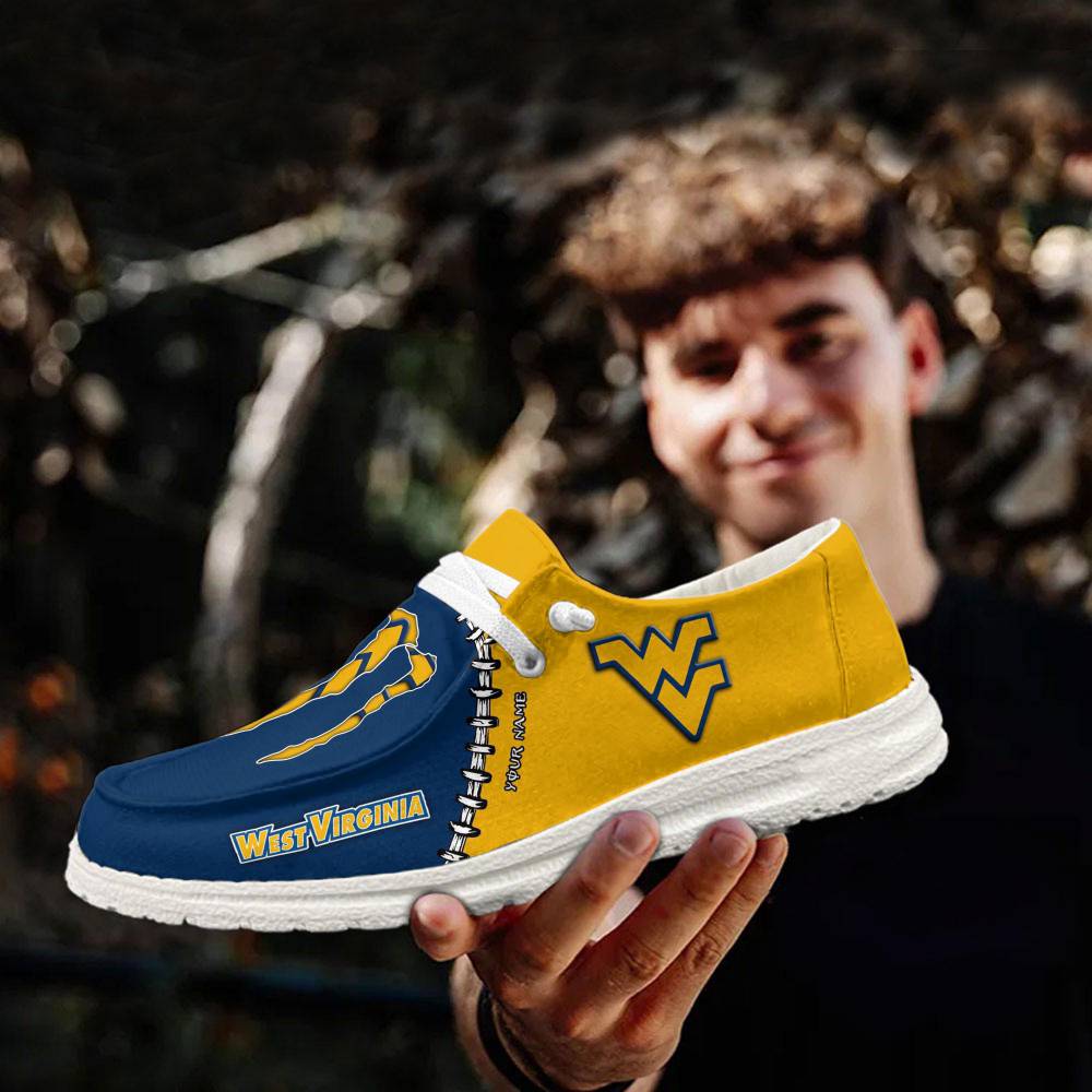West Virginia Mountaineers Hey Dude Shoes, NCAA Shoes, Monster Energy Shoes - Ingenious Gifts Your Whole Family