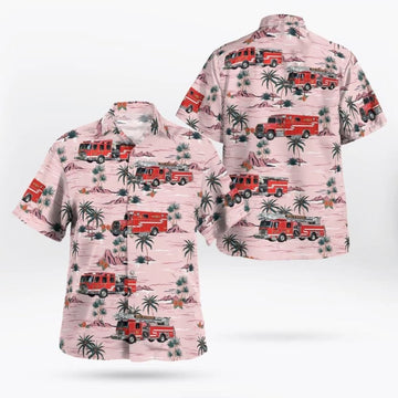 West Windsor Township, New Jersey, West Windsor Volunteer Fire Co #1 Hawaiian Shirt – Gifts For Firefighters In West Windsor Township, NJ