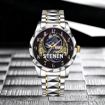 Western Fantasy Dragons - Personalized Name Watch