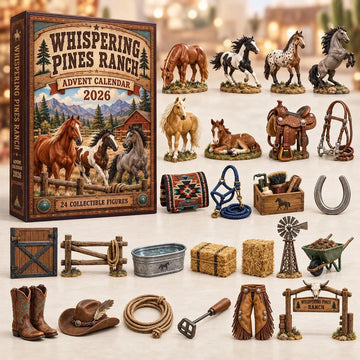 Whispering Pines Ranch advent calendar 2026 - 24-Day Countdown, Acrylic Charms