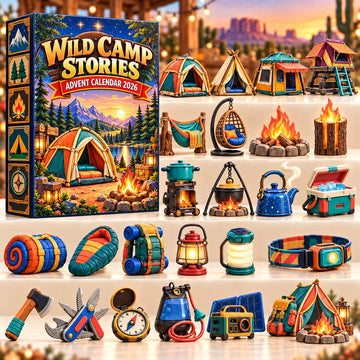 Wild Camp Stories Advent Calendar 2026 - 24-Day Countdown, Acrylic Charms