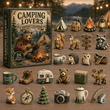 Wild Friends Advent Calendar 2026 - 24-Day Countdown, Acrylic Charms Every Day Bring New Suprises