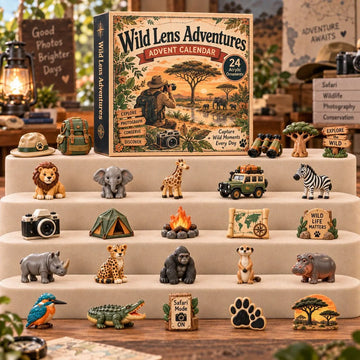 Wild Lens Adventures Advent Calendar 2026 - 24-Day Countdown, Acrylic Charms