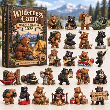 Wilderness Camp advent calendar 2026 - 24-Day Countdown, Acrylic Charms
