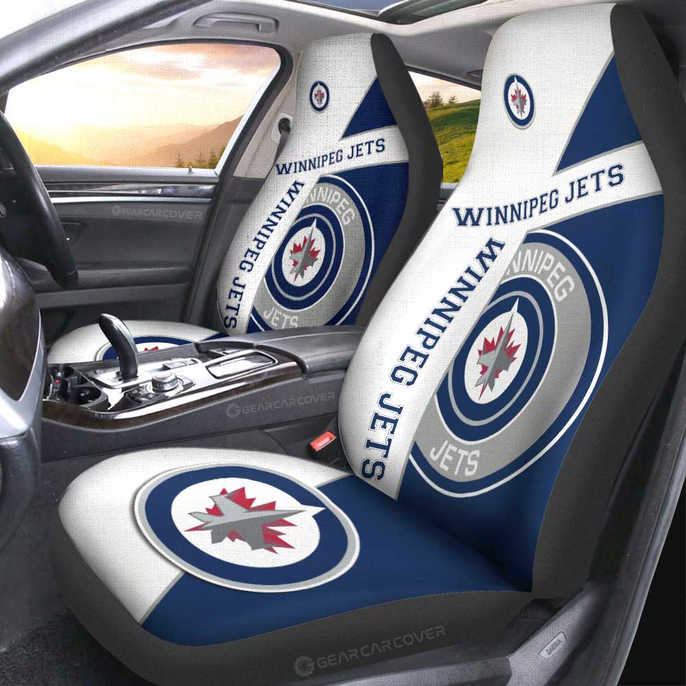Winnipeg Jets Car Seat Covers Custom Car Accessories For Fans