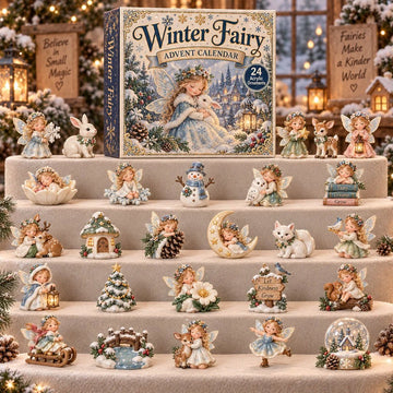 Winter Fairy Advent Calendar 2026 - 24-Day Countdown, Acrylic Charms
