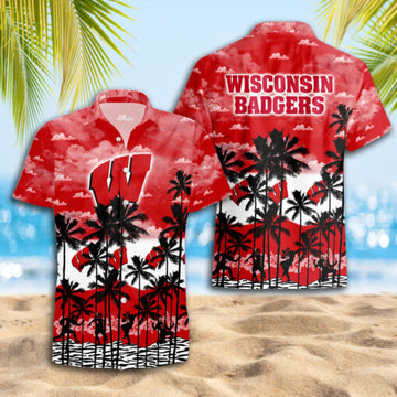 Wisconsin Badgers Hawaiian Shirt Trending Summer.