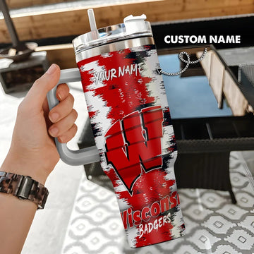 Wisconsin Badgers  NCAA Stans Tumbler 2024