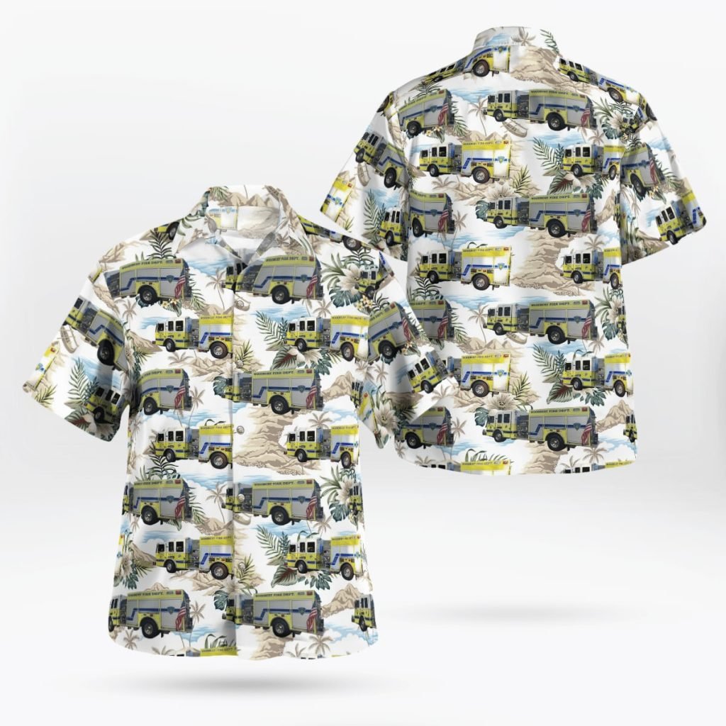 Woodbury Fire Department, Woodbury, New Jersey Hawaiian Shirt – Gifts For Firefighters In Woodbury, NJ