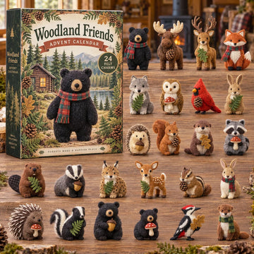 Woodland Friends Advent Calendar 2026 - 24-Day Countdown, Acrylic Charms