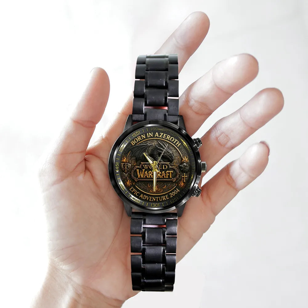 World Of Warcraft Black Stainless Steel Watch – TANTN16265