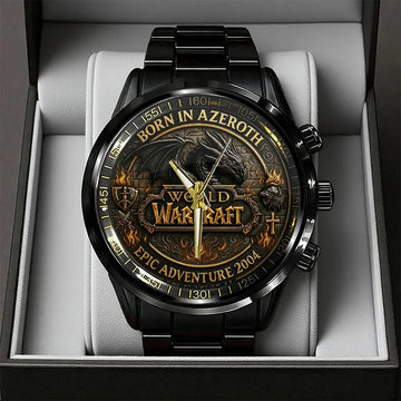 World Of Warcraft Black Stainless Steel Watch – TANTN16265