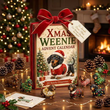 Xmas Weenie Advent Calendar For Dachshund Lovers