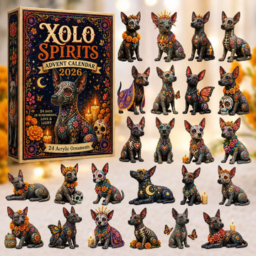 Xolo Spirits Advent Calendar 2026 - 24-Day Countdown, Acrylic Charms Every Day Bring New Suprises