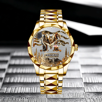 Customized Dragons Mission Watch - Personalized Name And Initial Letter - Gift for Dragon Lovers Ps002