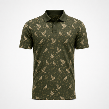 Mourning Dove Toile Hunting Polo Shirt VCP1015