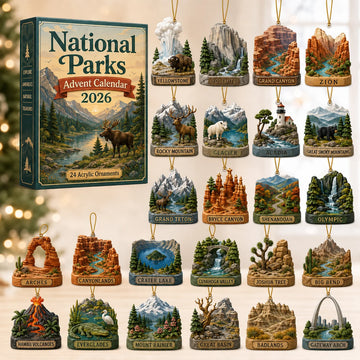 ational Parks Advent Calendar 2026 - 24-Day Festive Countdown, Acrylic Charms Blind Box - Gift For Family & Friends171