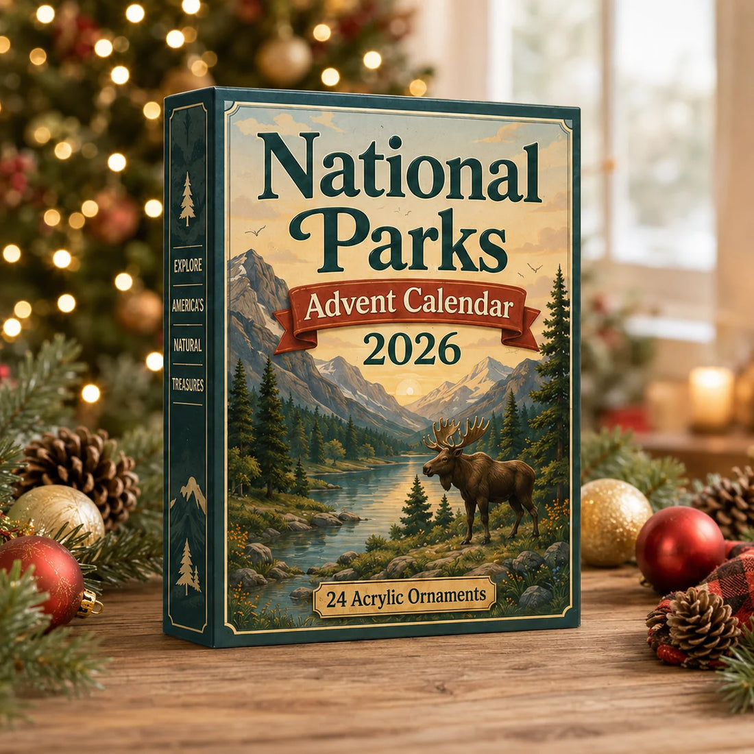 ational Parks Advent Calendar 2026 - 24-Day Festive Countdown, Acrylic Charms Blind Box - Gift For Family & Friends171