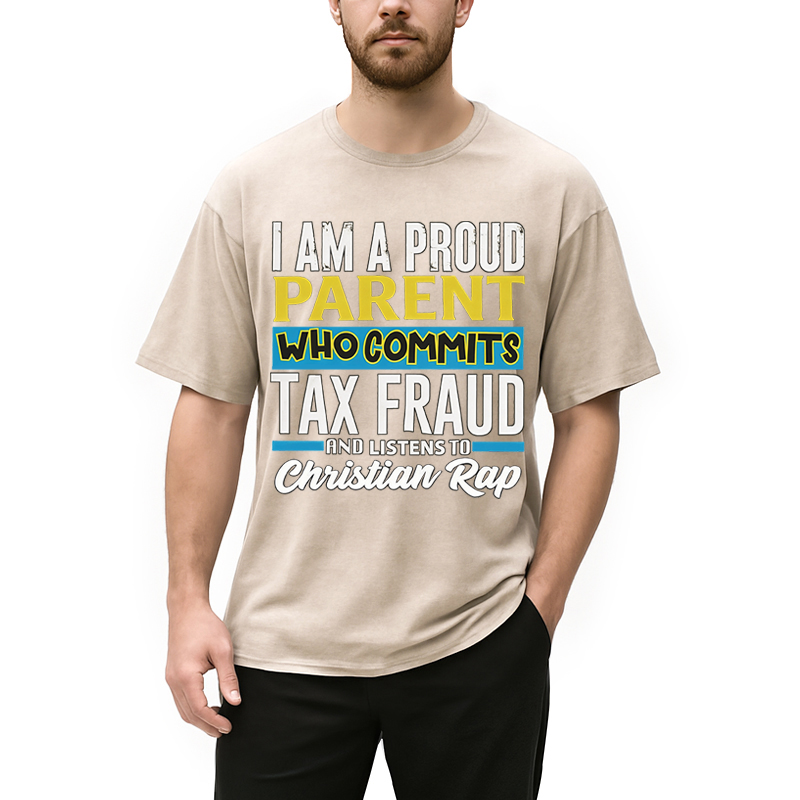 Personality fashion I Am A Proud Single Dad Washed T-Shirt
