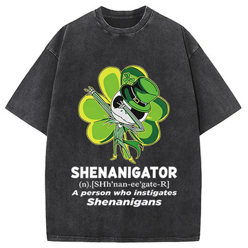 Personality fashion Shenanigator A Person Washed T-Shirt