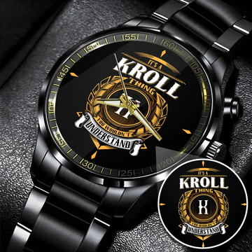 KROLL K3579-01 Personalized Watch, Premium Gift for Anniversary