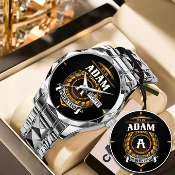 ADAM 13K1-434 Luxury Alloy-Men Watch, Personalized Premium Gift for Anniversary