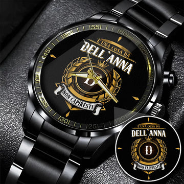 DELL'ANNA IT01-P101 Personalized Watch, Premium Gift for Anniversary