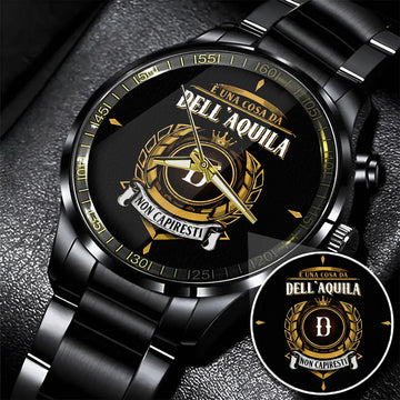 DELL'AQUILA IT01-P101 Personalized Watch, Premium Gift for Anniversary