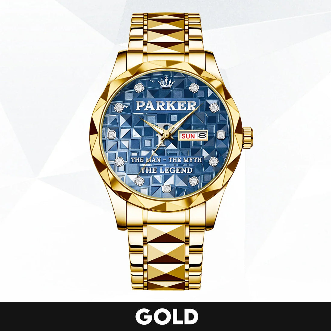 PARKER Luxury Alloy-Men Watch, Personalized Premium Gift for Anniversary The Man - The Myth - The Legend