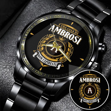 AMBROSI IT01-P101 Personalized Watch, Premium Gift for Anniversary