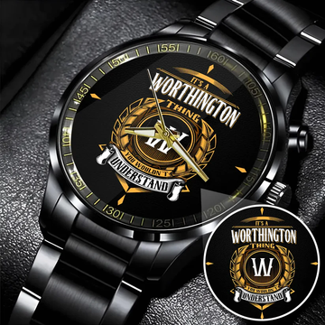WORTHINGTON K3579-01 Personalized Watch, Premium Gift for Anniversary