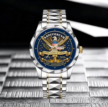 250 Years Birthday Customized Watch - Personalized Name - Memento Gift250 Years Birthday Customized Watch - Personalized Name - Memento Gift