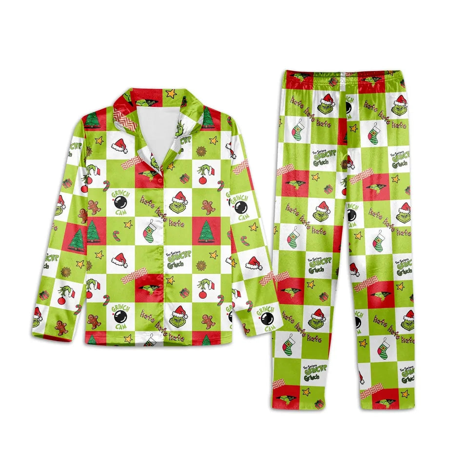 funny character hate Christmas Pajamas set - Christmas funny character Pajamas - Christmas Family Pajamas Shirt - Merry Christmas Shirt - Xmas Party Outfit $28.95