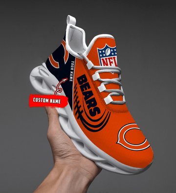 Custom Name Chicago Bears Personalize Max Soul Shoes Sport Sneakers