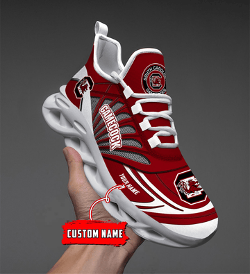 Custom Name -South Carolina Gamecocks Personalize Max Soul Shoes Sport Sneakers