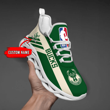 Milwaukee Bucks-Custom Name -Personalize Max Soul Shoes Sport Sneakers -